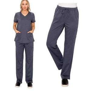 2 - Scrub Sets Women's Dark Grey Large NWT NWT